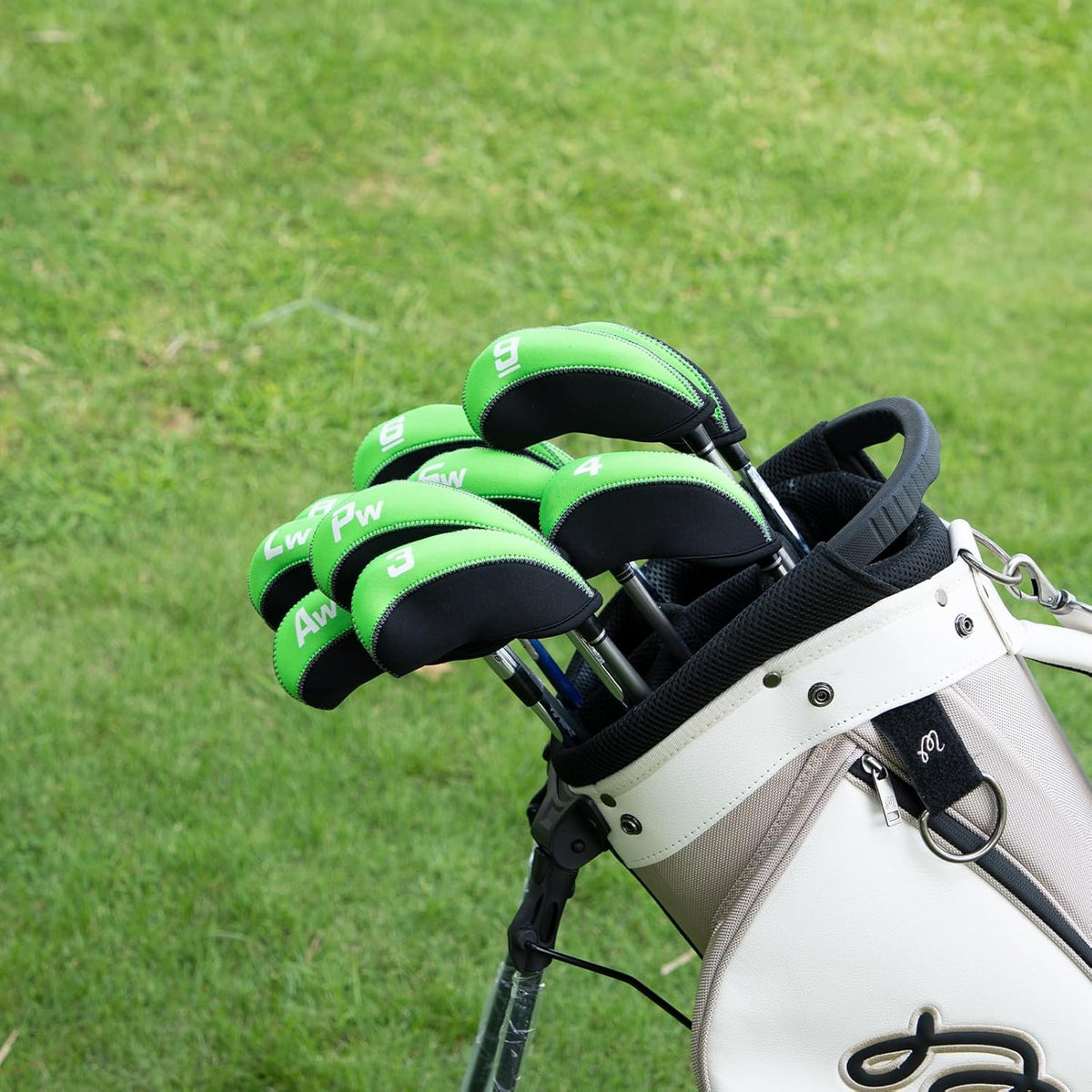 Golf Iron Covers for Golf Clubs Neoprene Golf Iron Cover Set 11pcs/10pcs Golf Iron Headcovers Golf Club Head Covers Fit All Brands