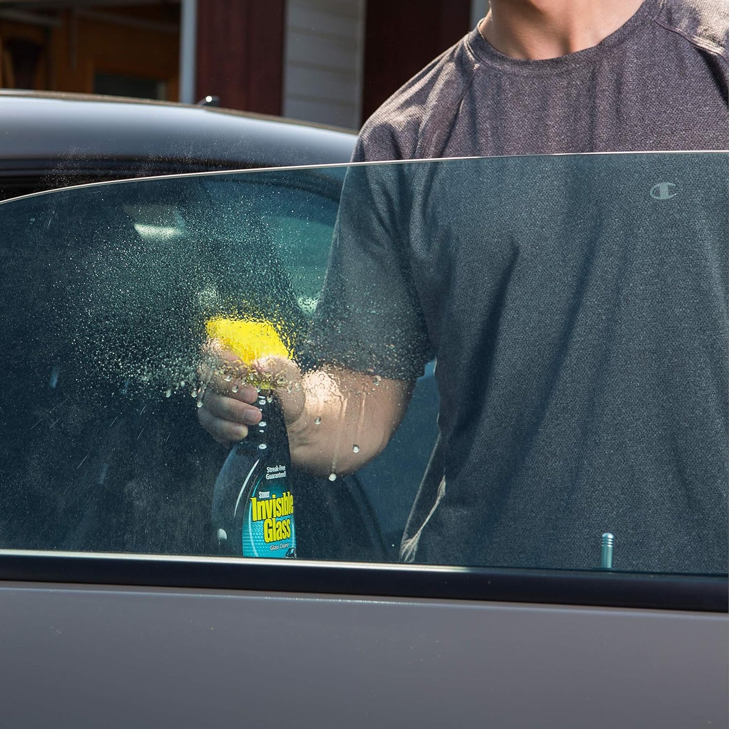 Invisible Glass 92163-4PK Premium Glass and Window Cleaner for Auto and Home Cleans Glass, Windows, Windshields, and More, Streak-Free, Ammonia-Free, Tint-Safe, 16 fl oz (Pack of 4)