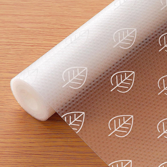 Cooyes Shelf Liner Drawer Liners, Shelf Liners for Kitchen Cabinets, Non-Adhesive Cabinet Liner, EVA Waterproof Non-Slip Refrigerator Liners for Kitchen Drawers