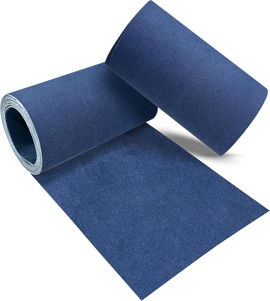 Azobur Velvet Repair Patch, Self-Adhesive Flannel Fabric Patch, Multi Colors, Microfiber Patch，Can be Used to Patch Sofas, Car Seats, Handbags, Jacket Holes and Tears (Blue)