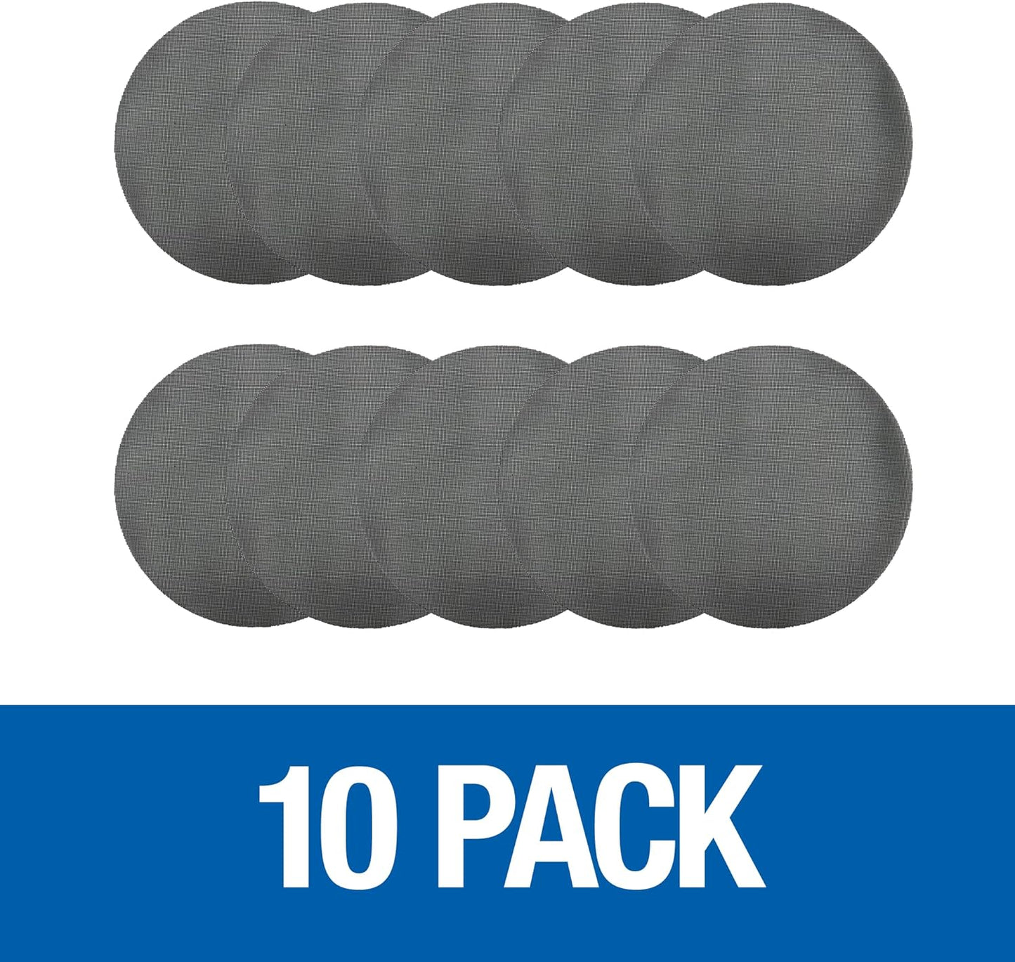 Floor Sanding Screen Disc, 10 Pack, 17", Grit 80