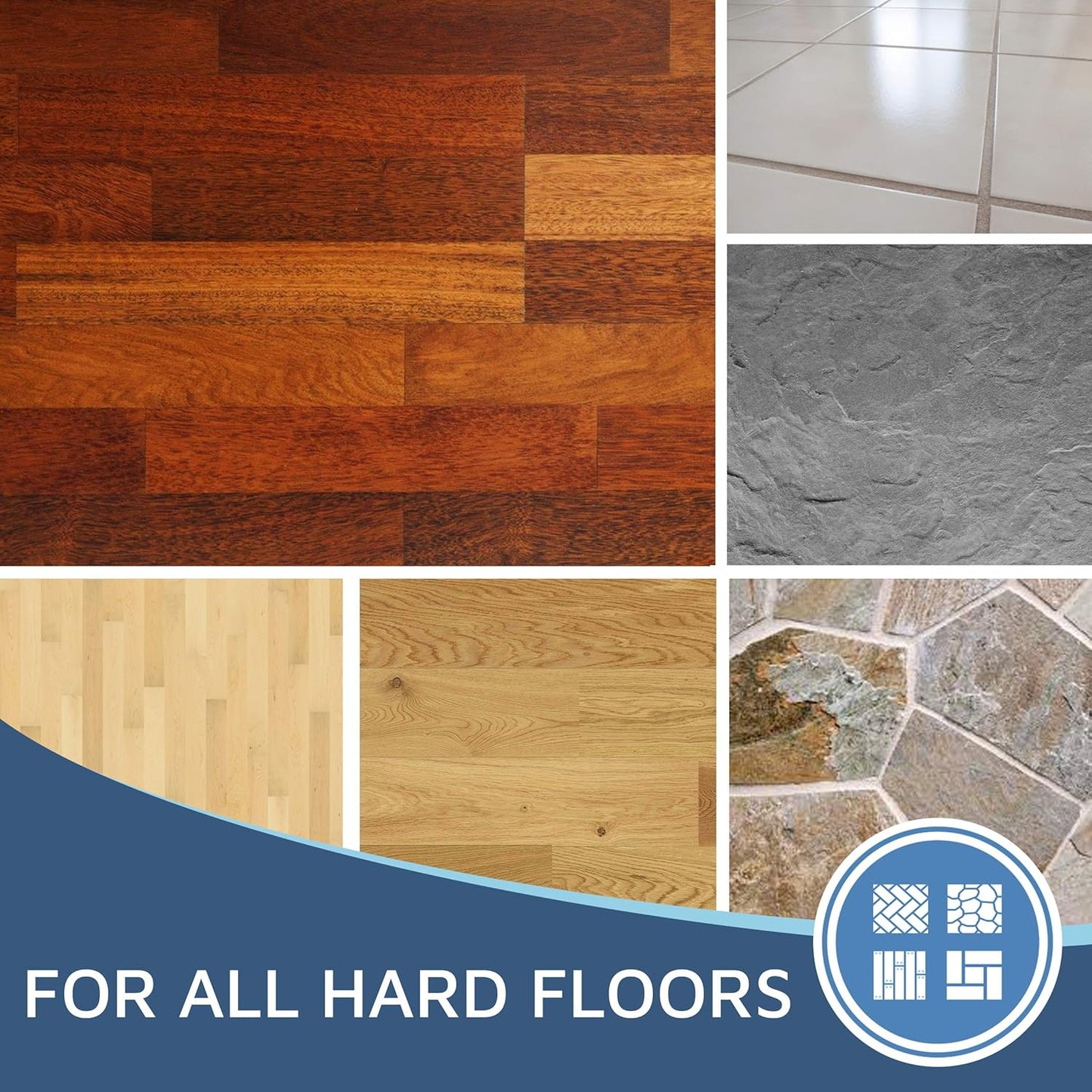 F Flammi 8 Count Steam Pocket Mop Replacement Pads for Shark S3500 Series S3501 S3601 S3550 S3901 SE450 S3801CO S3601D S2901 S2902, Steam Mop Pads for Shark