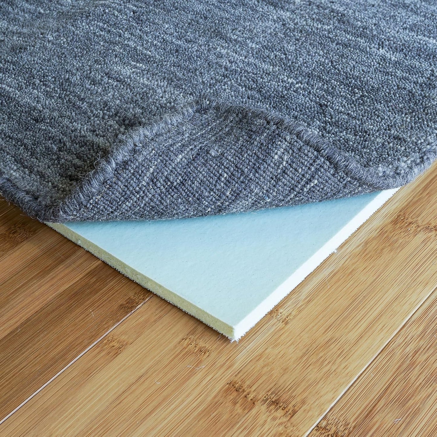 RUGPADUSA - Cloud Comfort Memory Foam - 4'9" x 7'9" - 7/16" Thick - Luxurious Cushioned Rug Pad - Water Resistant